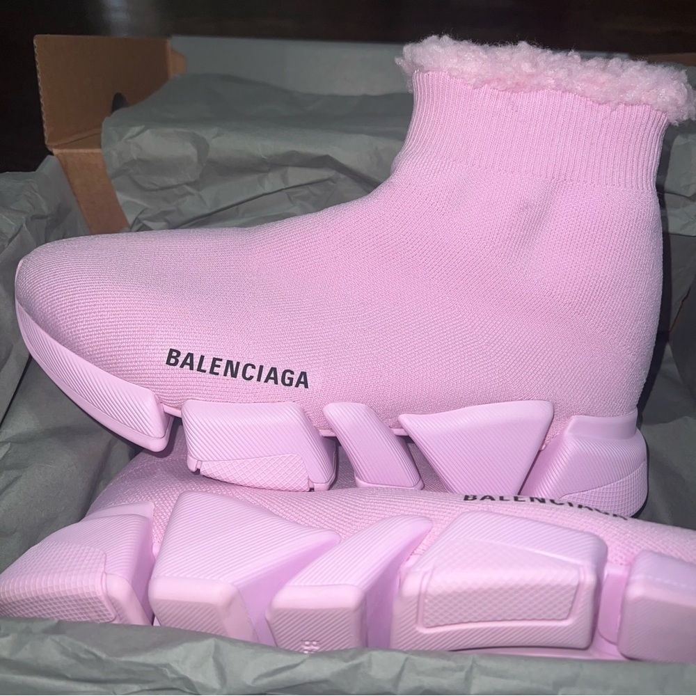 Balenciaga
Speed 2.0 Sneaker In Recycled Knit And Fake Fur women winter